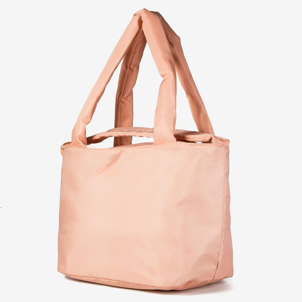 Bolsa De Ombro Fila Satin Unisex Rosa 2