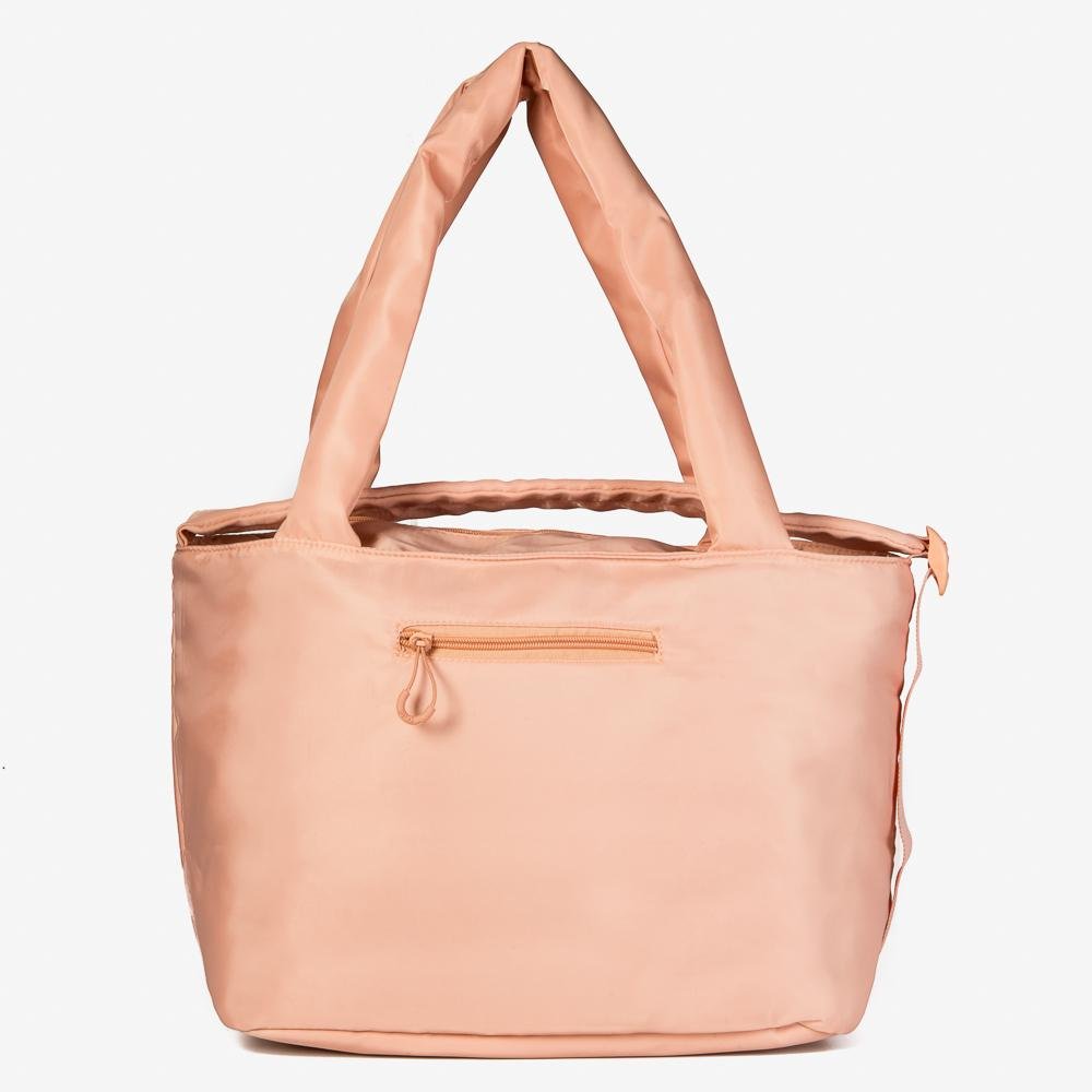 Bolsa De Ombro Fila Satin Unisex Rosa 3