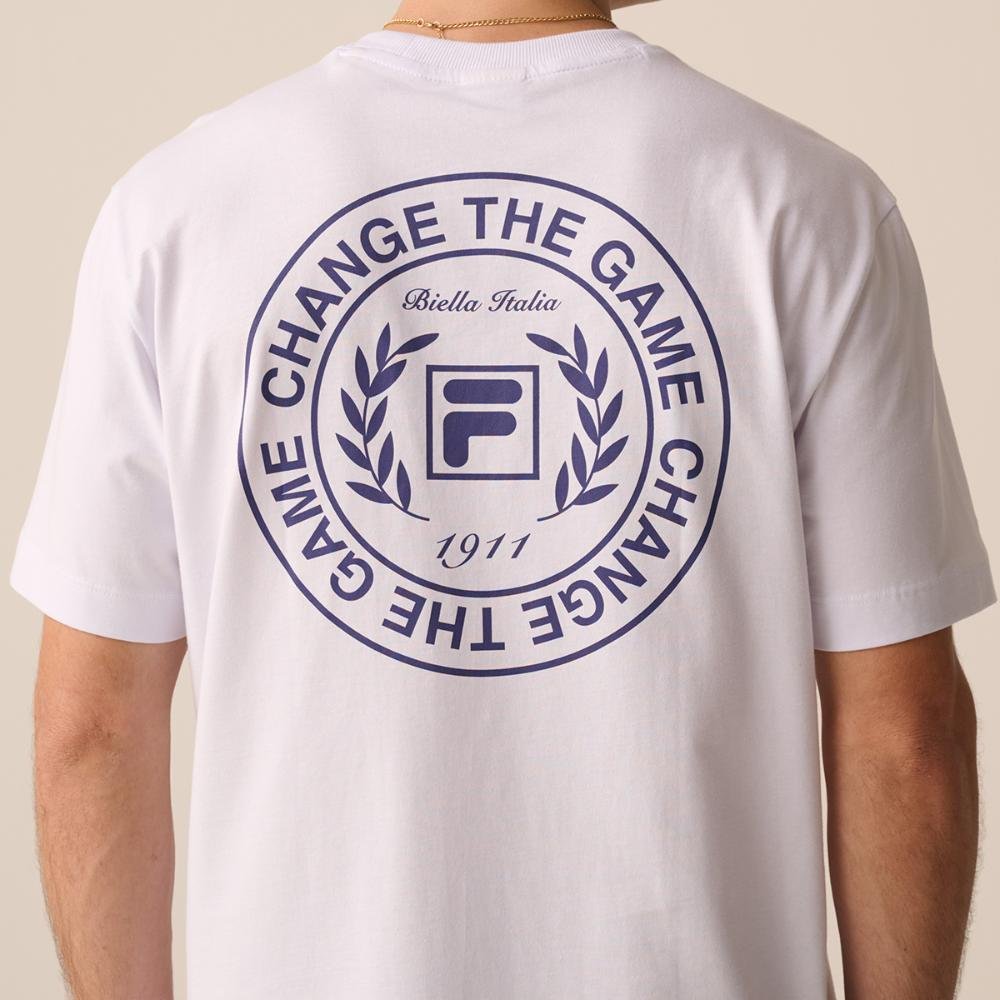 Camiseta Fila Comfort Change Masculina Branco 5