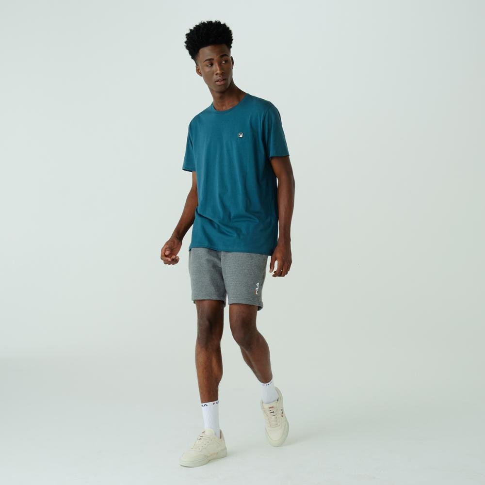 Camiseta Fila Pima II Masculina Azul 3