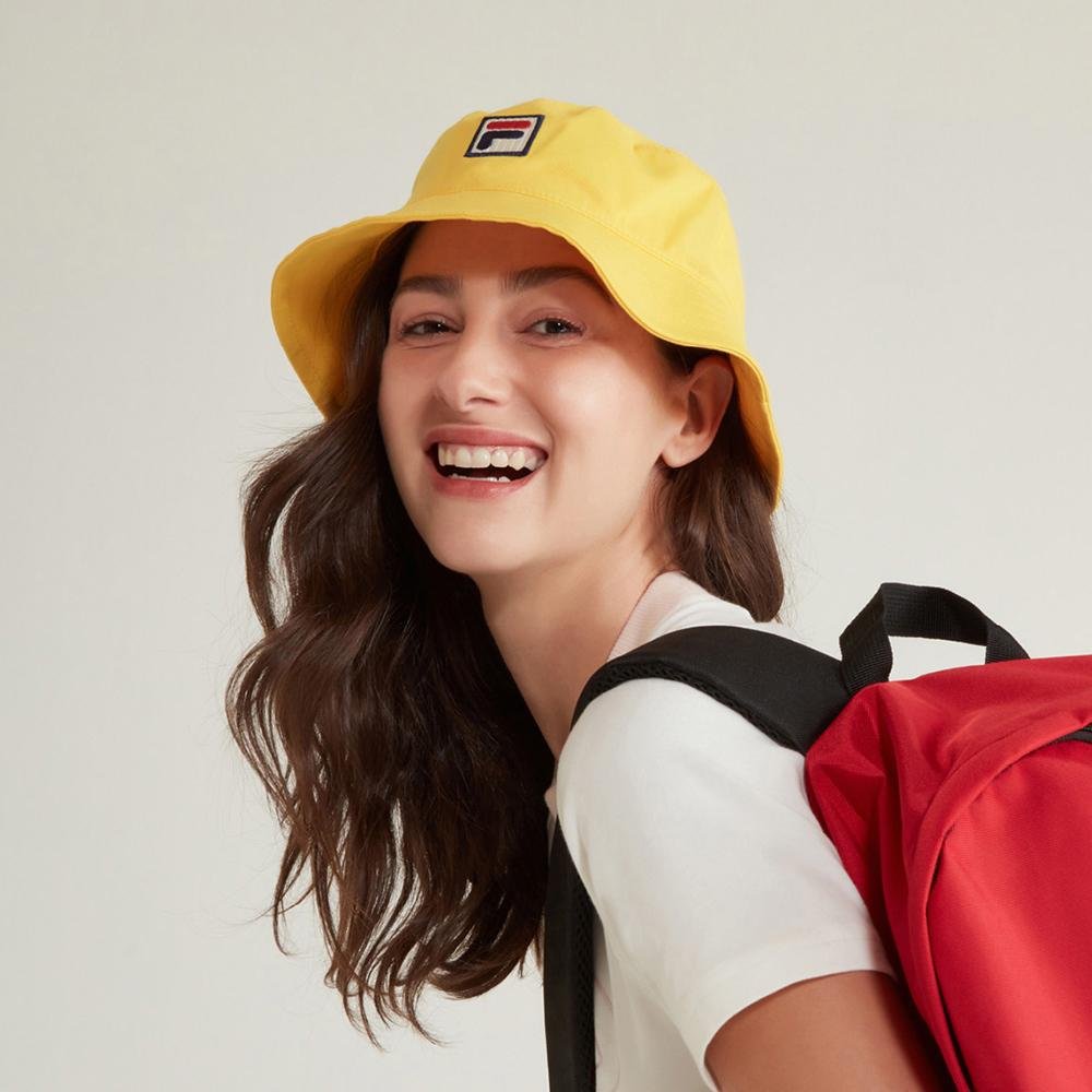 Chapéu Fila Bucket Classic Unisex Amarelo 1