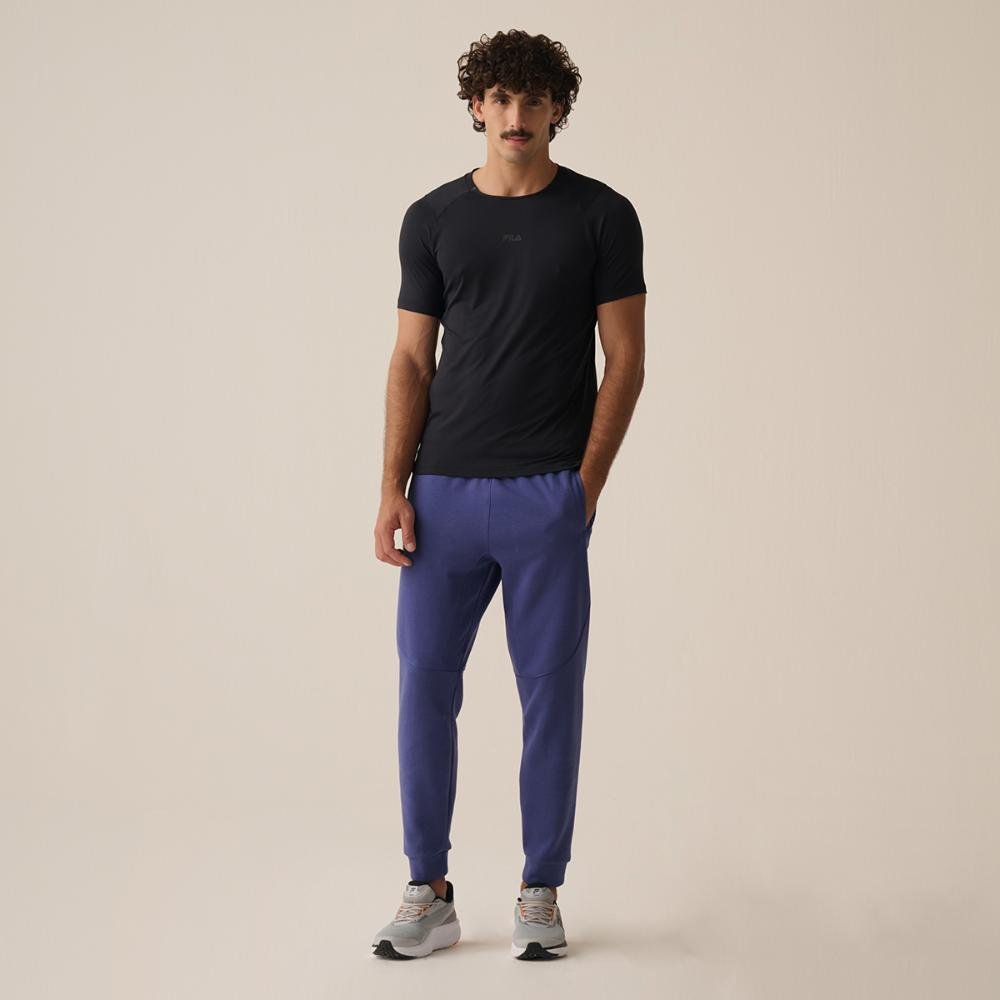 Calça Fila Cotton Blend Future Sports Masculina Azul 1