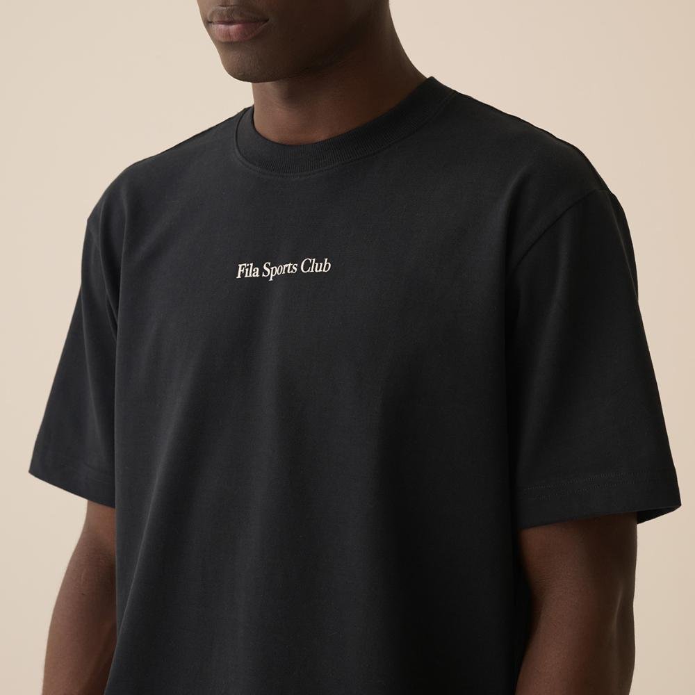 Camiseta Fila Comfort Graphic Sport Club Masculina Preto 4