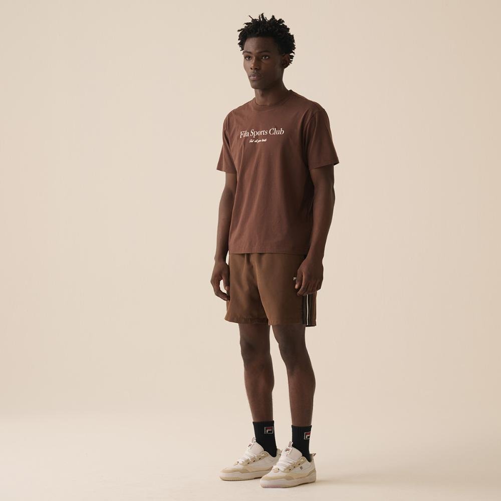 Camiseta Fila Comfort Sport Club Masculina Marrom 3