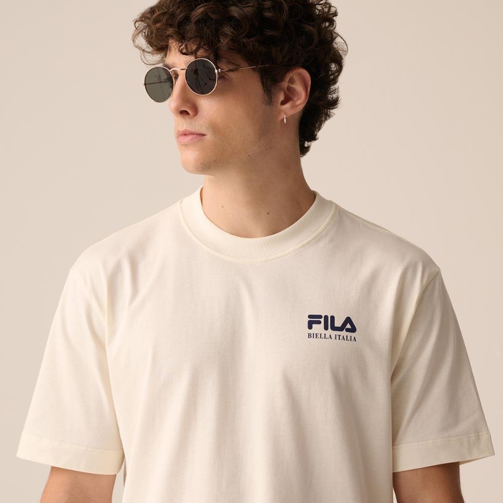 Camiseta Fila Comfort Biella 1911 Masculina Branco 6