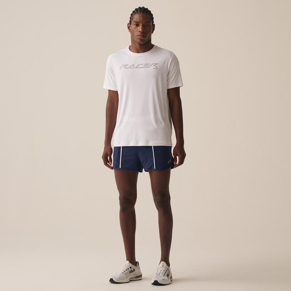 Camiseta Fila Reflective Core Run Masculina Branco 3