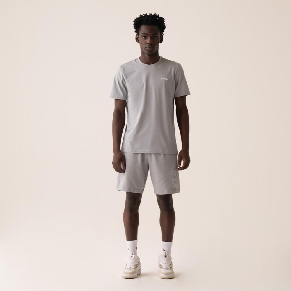 Camiseta Fila Regular Classic Masculina Cinza 3
