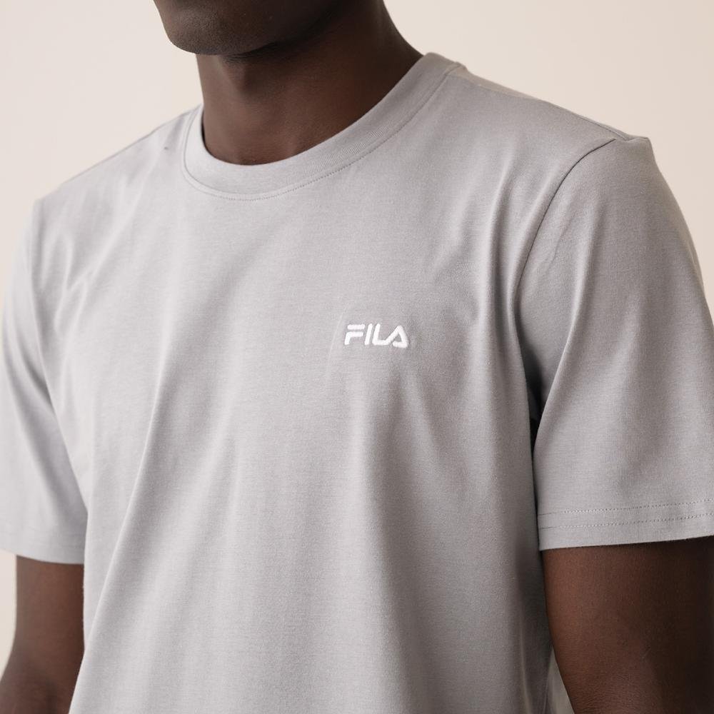 Camiseta Fila Regular Classic Masculina Cinza 4