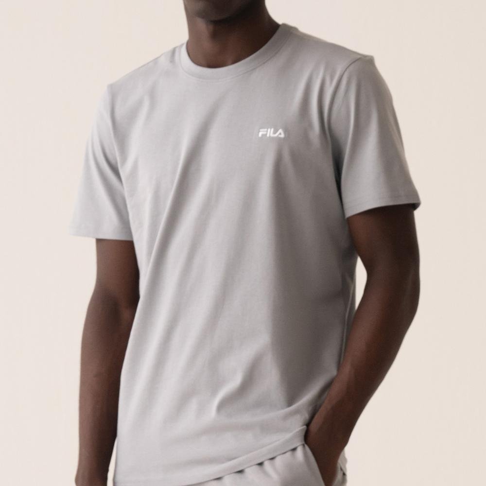 Camiseta Fila Regular Classic Masculina Cinza 5