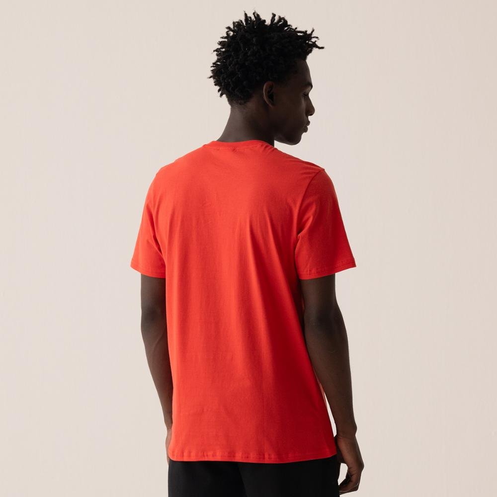 Camiseta Fila Regular Letter Outline Masculina Vermelho 2