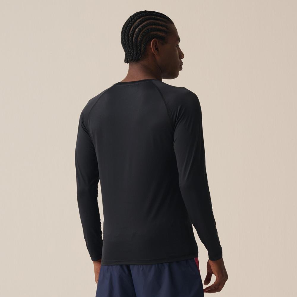 Camiseta Manga Longa Fila Outdoor Wod Masculina Preto 2