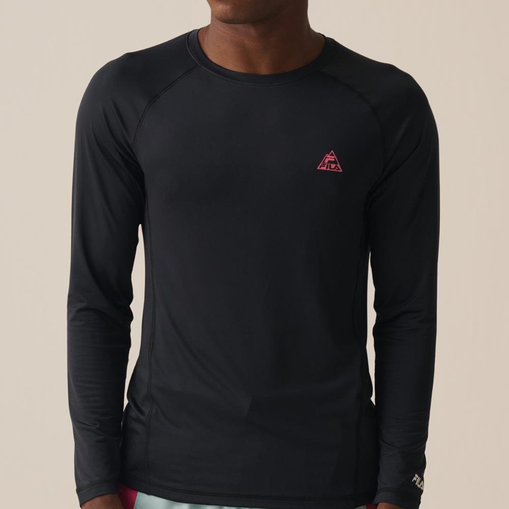 Camiseta Manga Longa Fila Outdoor Wod Masculina Preto 4