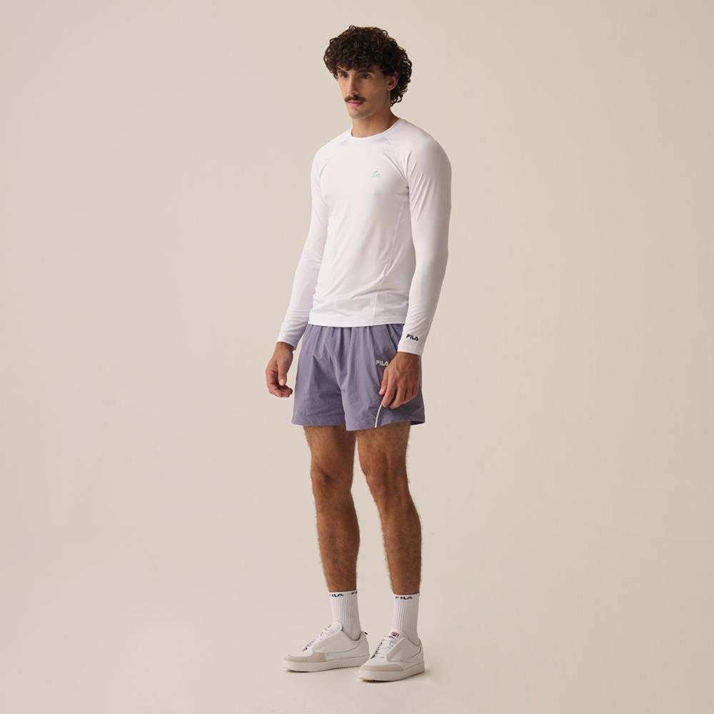 Camiseta Manga Longa Fila Outdoor Wod Masculina Branco 3