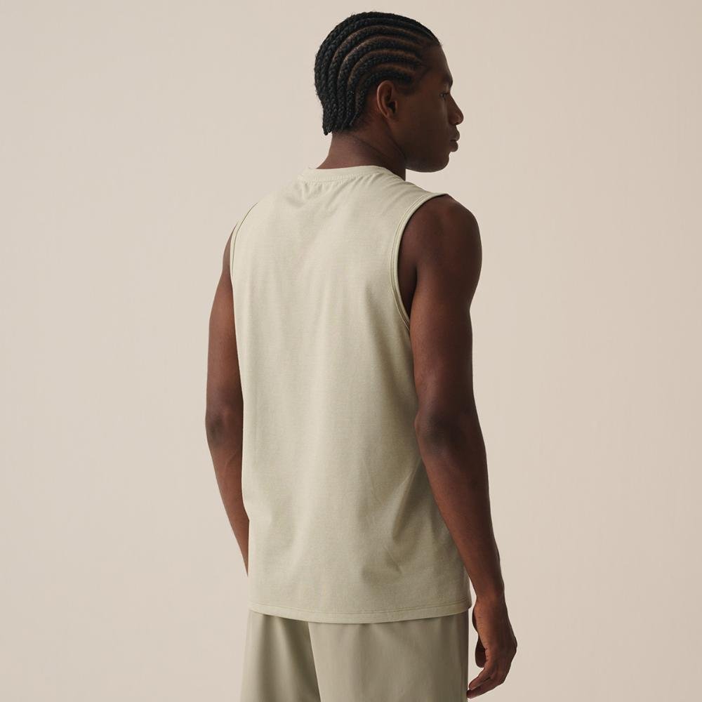 Camiseta Sem Manga Fila Essential Floating Masculina Verde 2