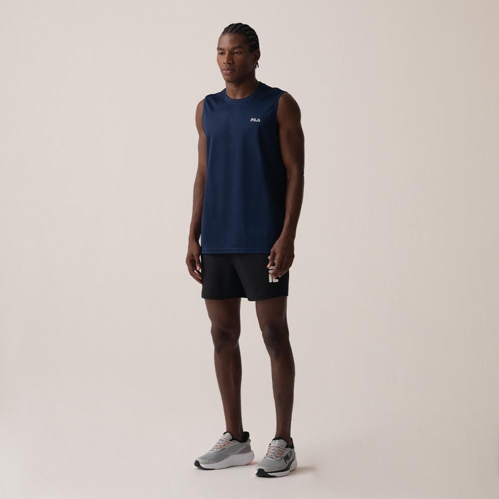 Camiseta Sem Manga Fila Myler Masculina Azul 3