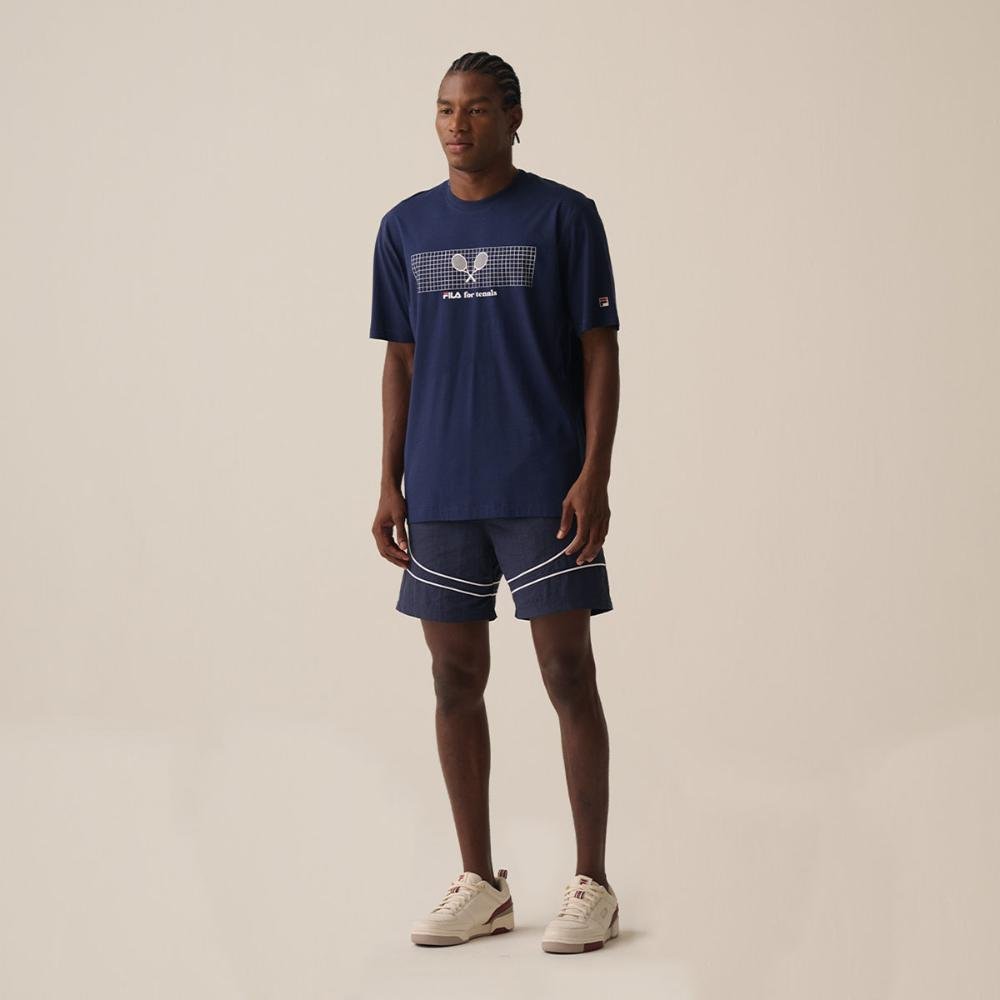 Camiseta Fila For Tennis Comfort Masculina Azul 3