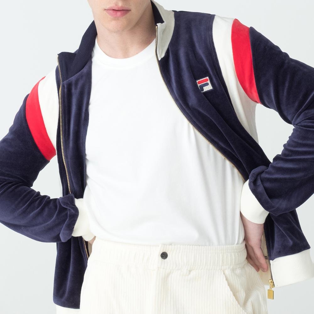 Jaqueta Fila Floyd Masculina Azul/Branco/Vermelho 4