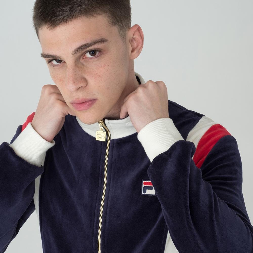 Jaqueta Fila Floyd Masculina Azul/Branco/Vermelho 5