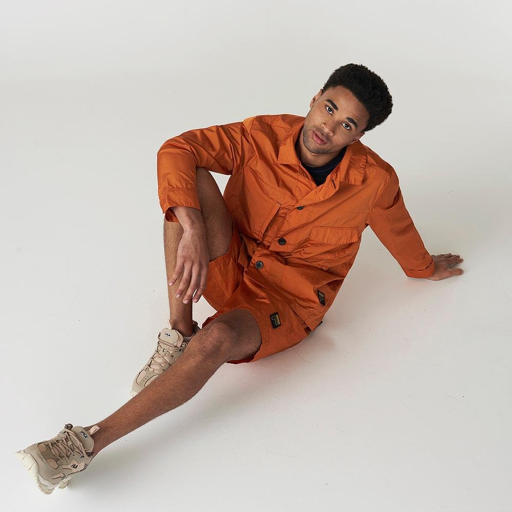 Jaqueta Fila Garrison Masculina Laranja 3