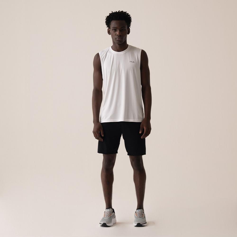 Camiseta Sem Manga Fila Basic Sports II Masculina Branco 3