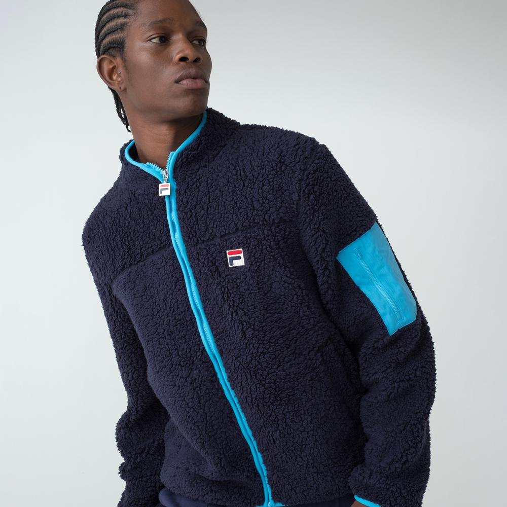 Jaqueta Fila Yaler Masculina Azul 1