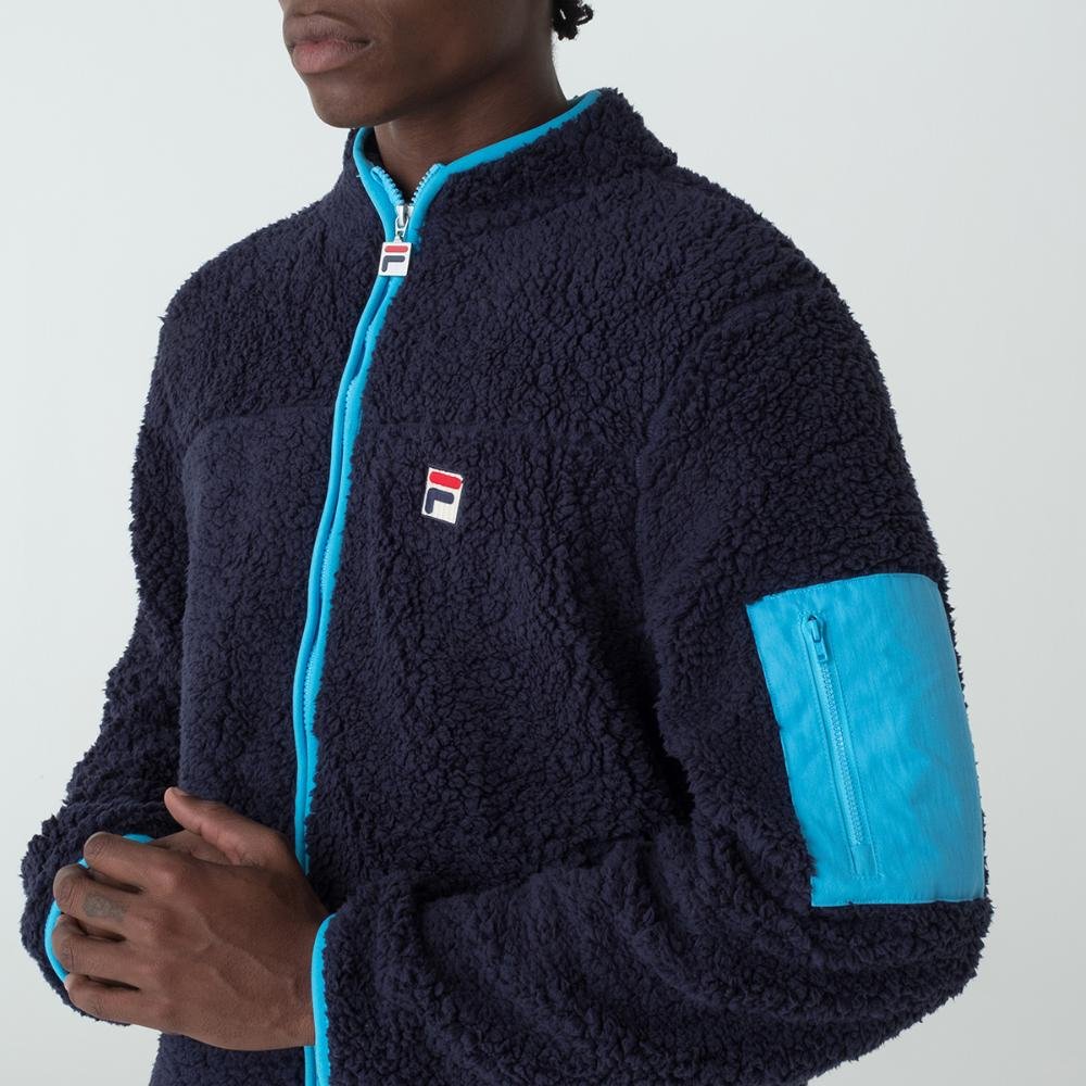 Jaqueta Fila Yaler Masculina Azul 4