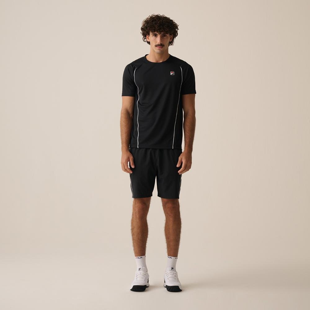 Camiseta Fila Match Masculina Preto 3
