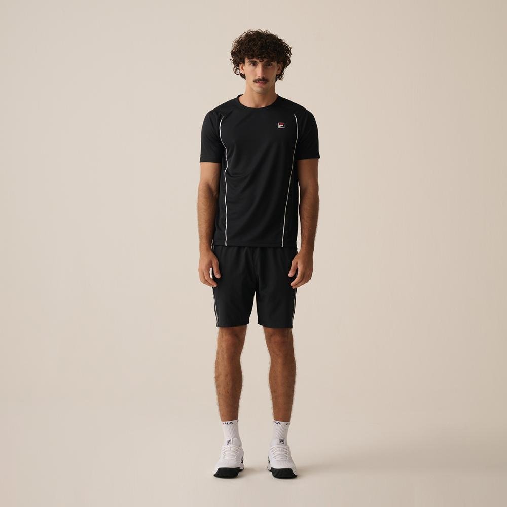 Camiseta Fila Match Masculina Preto 4