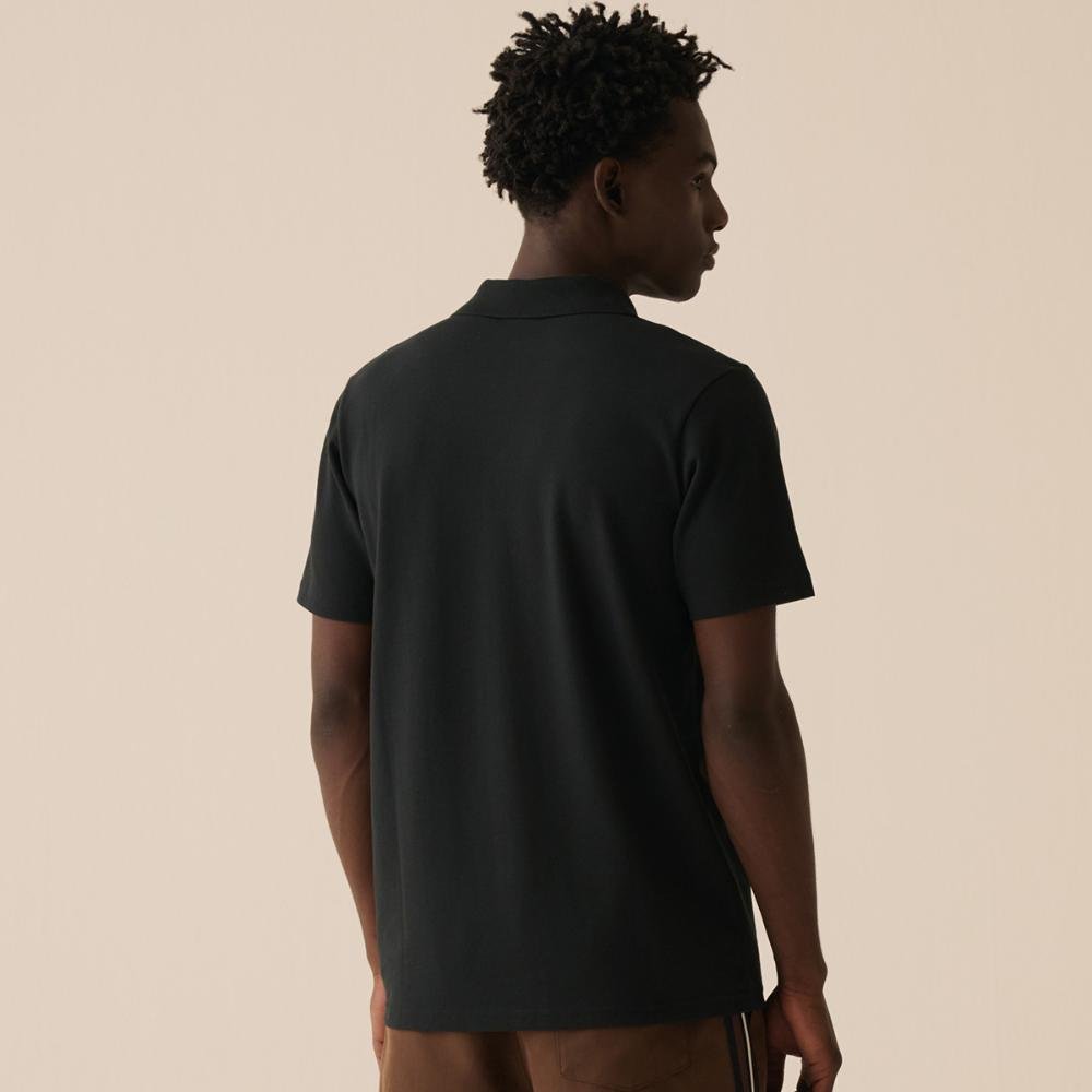 Pólo Fila Basic Masculina Preto 2