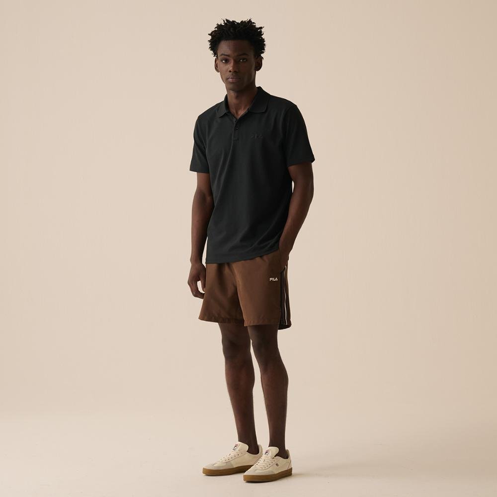 Pólo Fila Basic Masculina Preto 3