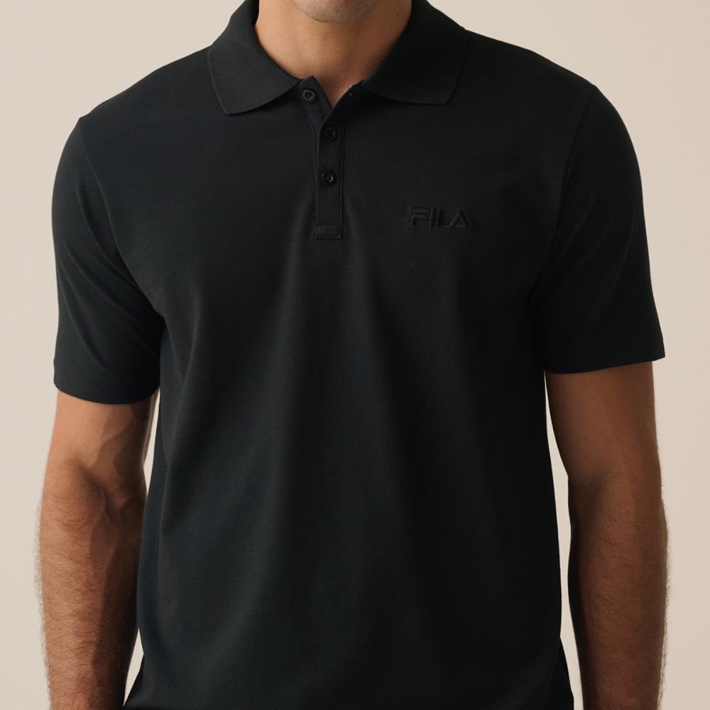 Pólo Fila Basic Masculina Preto 6