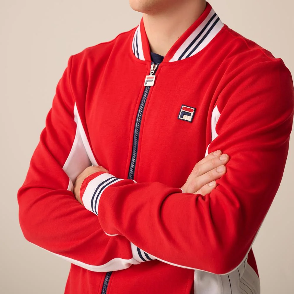 Jaqueta Fila Settanta Masculina Vermelho/Branco 4