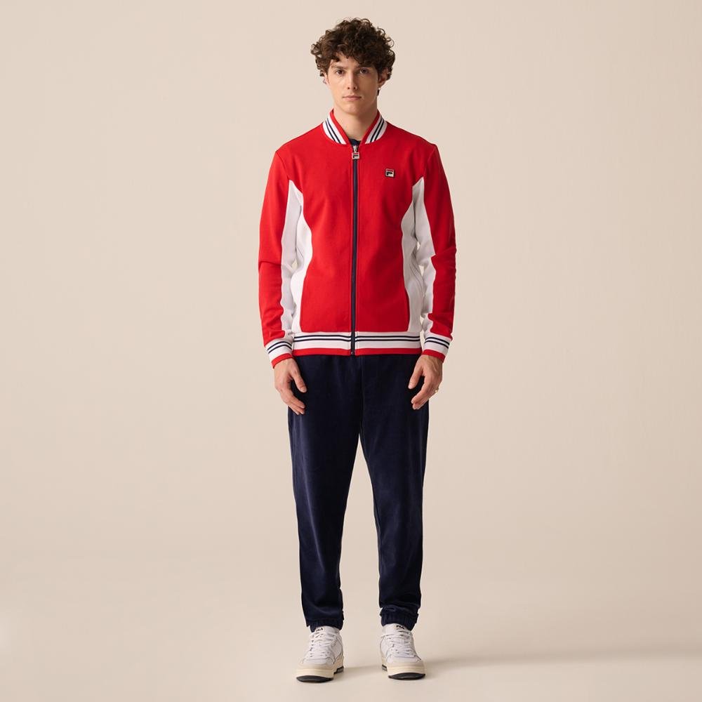Jaqueta Fila Settanta Masculina Vermelho/Branco 3