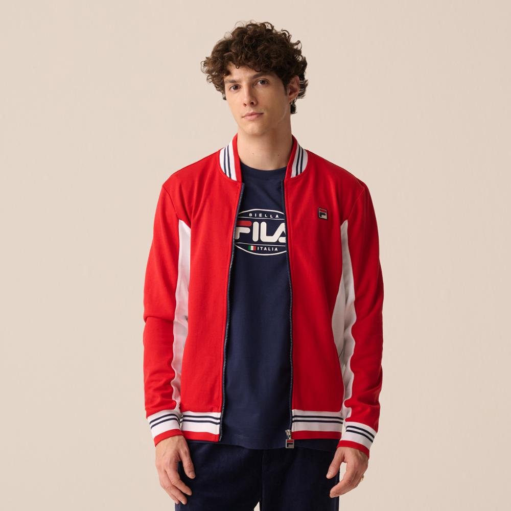 Jaqueta Fila Settanta Masculina Vermelho/Branco 6