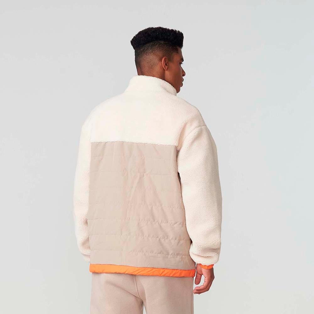 Jaqueta Fila Outer Mix Masculina Bege/Laranja 3