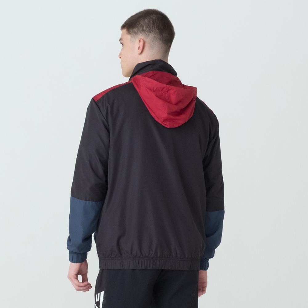 Jaqueta Fila Pocket Masculina Preto/Azul/Vermelho 2