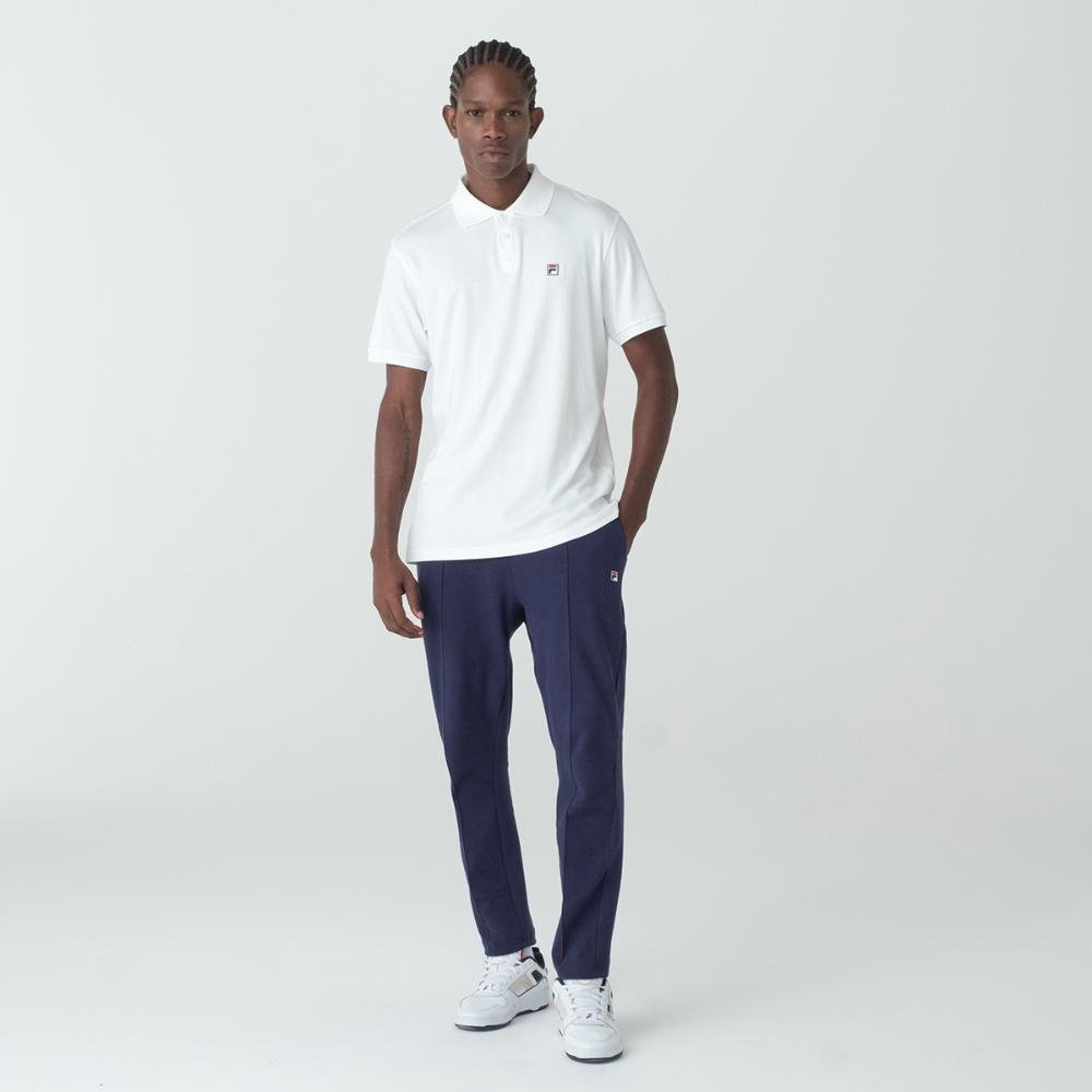 Pólo Fila Italian Fit Pima Masculina Branco 3