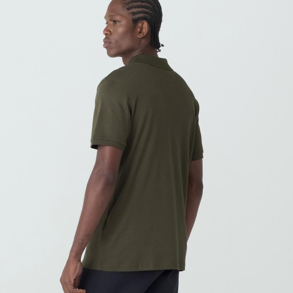 Pólo Fila Italian Fit Pima Masculina Verde 2