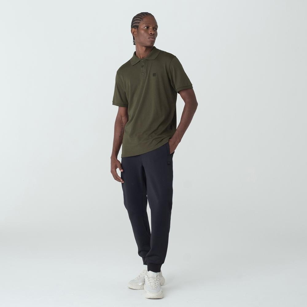 Pólo Fila Italian Fit Pima Masculina Verde 3