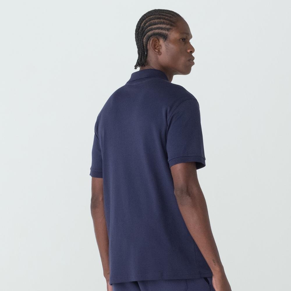 Pólo Fila Italian Fit Pima Masculina Azul 2