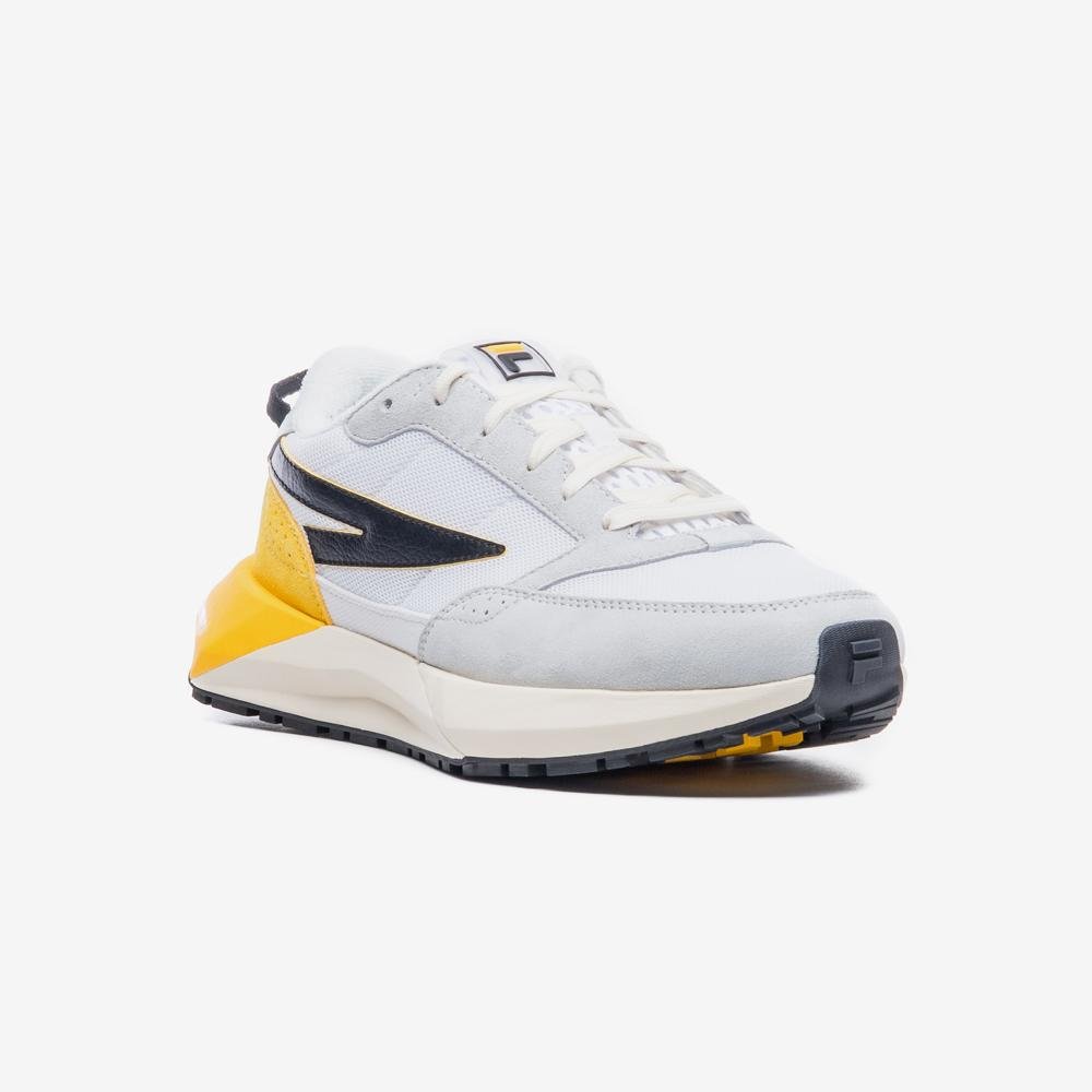 Tênis Fila Racer Energized Masculino Branco/Preto/Amarelo 3