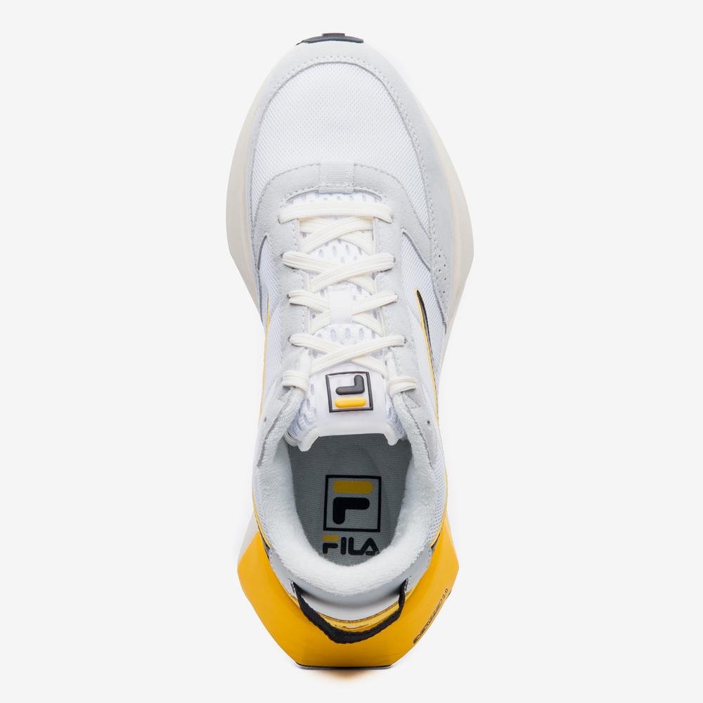 Tênis Fila Racer Energized Masculino Branco/Preto/Amarelo 4