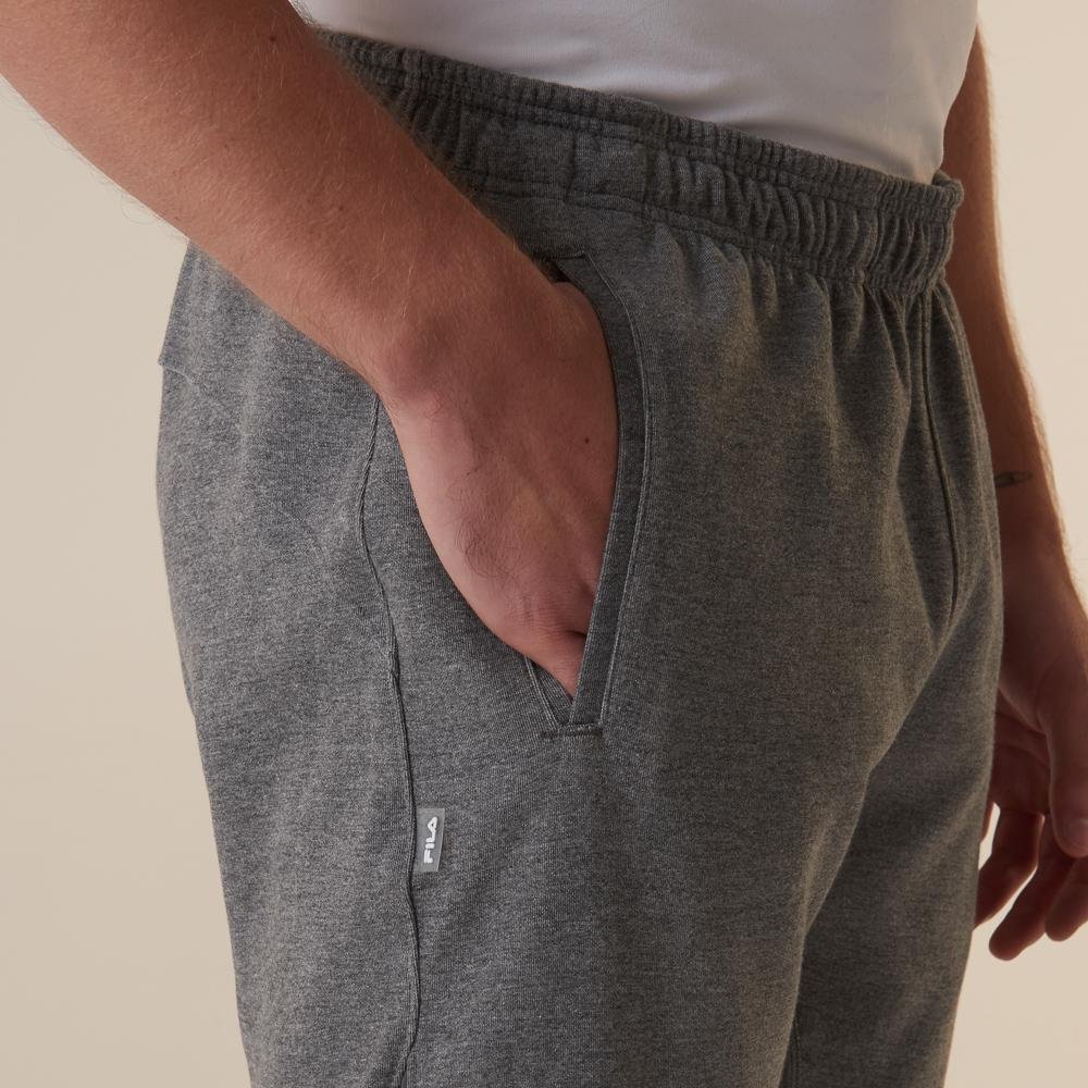 Calça Fila Cotton Blend Future Sports Masculina Cinza 4