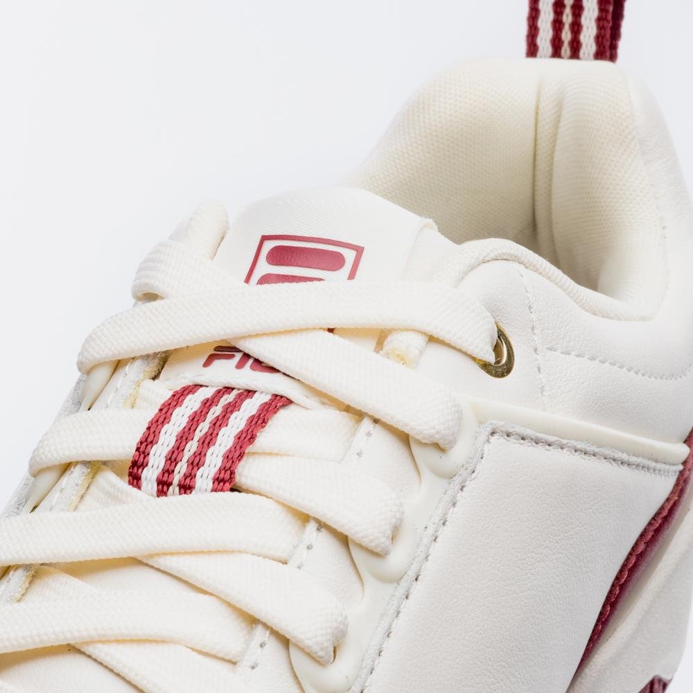 Tênis Fila Targa Nt Lux Masculino Branco/Bordô 9