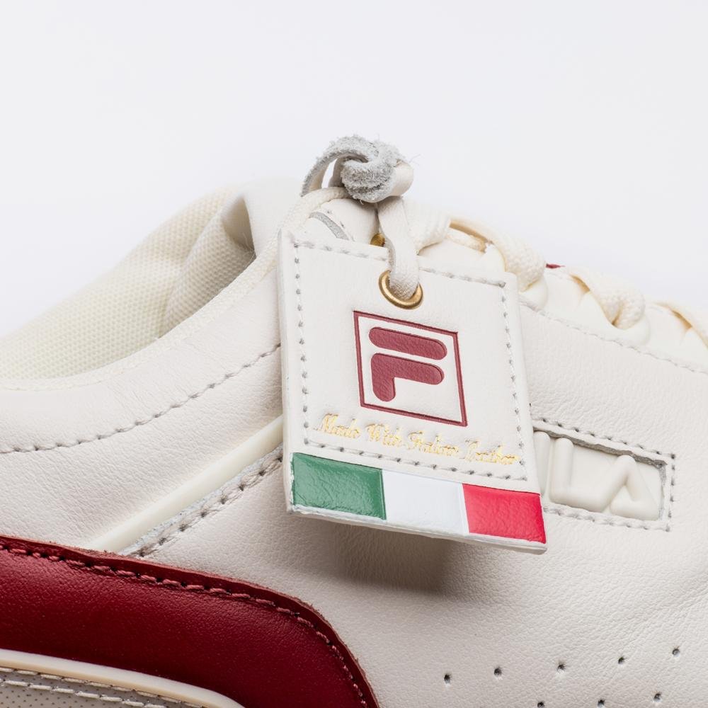 Tênis Fila Targa Nt Lux Masculino Branco/Bordô 10