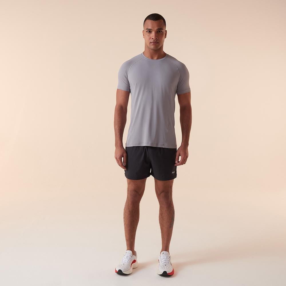 Camiseta Fila Bio III Masculina Cinza 3