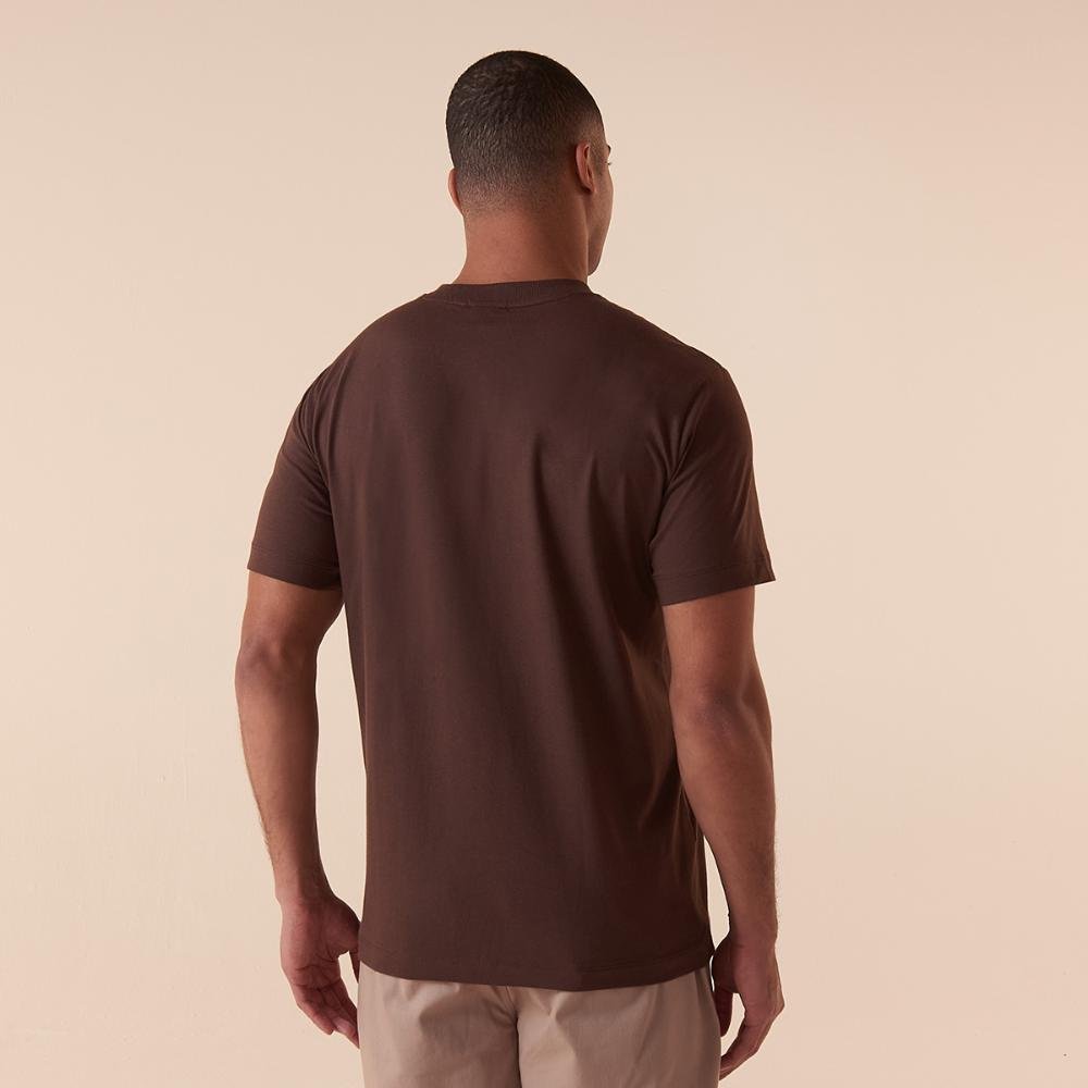 Camiseta Fila Comfort 1911 Masculina Marrom 2