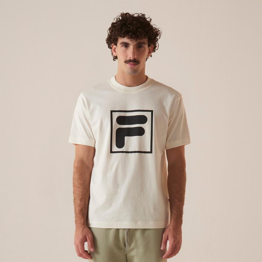Camiseta Fila Comfort F-Box Union Classics Masculina Branco 1