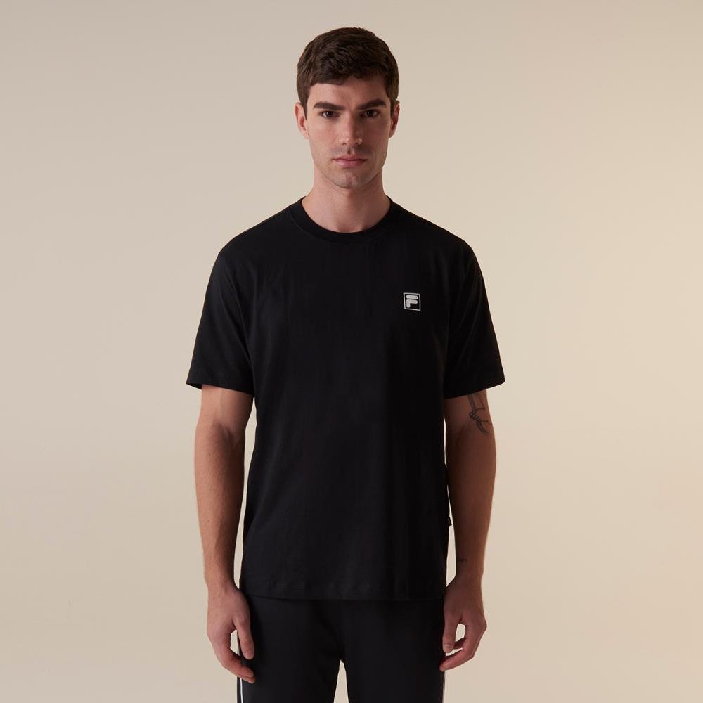 Camiseta Fila Comfort Classic Masculina Preto 1