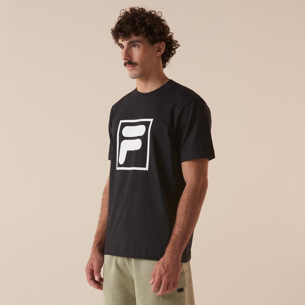 Camiseta Fila Comfort F-Box Union Classics Masculina Preto 4
